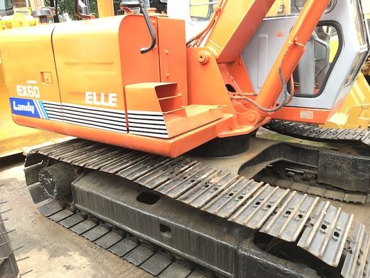 Chine bêcheurs de Hitachi d'occasion de la vitesse 5km/H EX60-1 de 6000kg 0.3CBM fournisseur