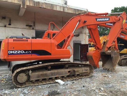 La longueur 5700mm DOOSAN DH220 21400kg de boom a utilisé l'excavatrice Machine fournisseur