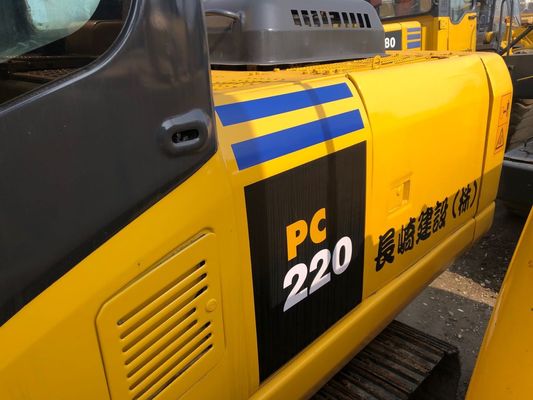 5.5km/H excavatrice utilisée par chenille de la vitesse 107KW PC220-7 KOMATSU fournisseur