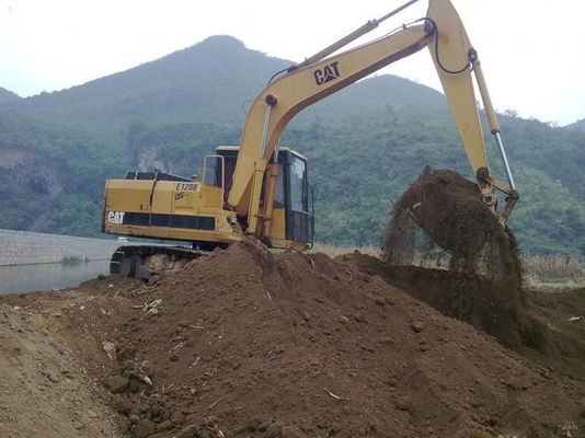 2002 le seau E120B de l'an 80.3kw 0.5cbm a employé CAT Excavator fournisseur