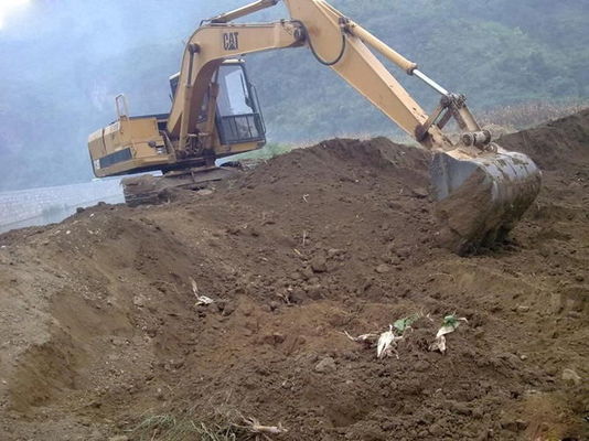 2002 le seau E120B de l'an 80.3kw 0.5cbm a employé CAT Excavator fournisseur