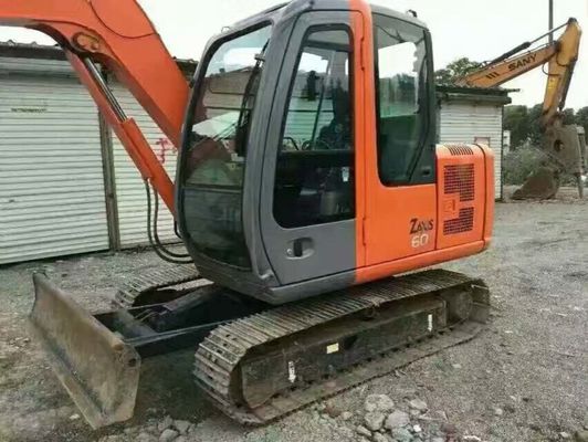 ZX60 capacité 6 Ton Mini Used Hitachi Excavator du seau 0.3m3 fournisseur