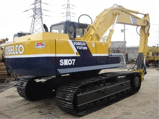 la tonne 0.7m3 SK07 des heures de travail 7425h 18 a utilisé l'excavatrice de Kobelco fournisseur