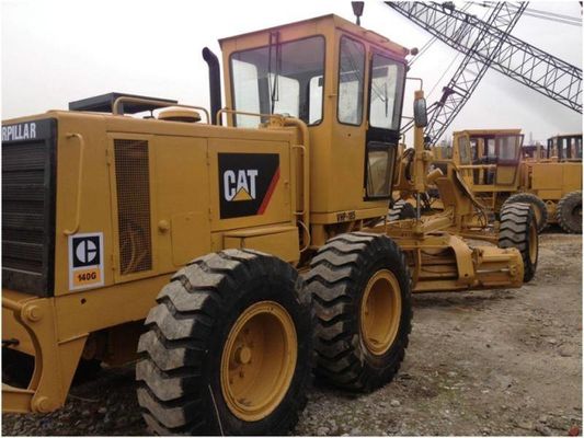 10.3L le déplacement 123KW Caterpillar 140G a employé la niveleuse de moteur fournisseur