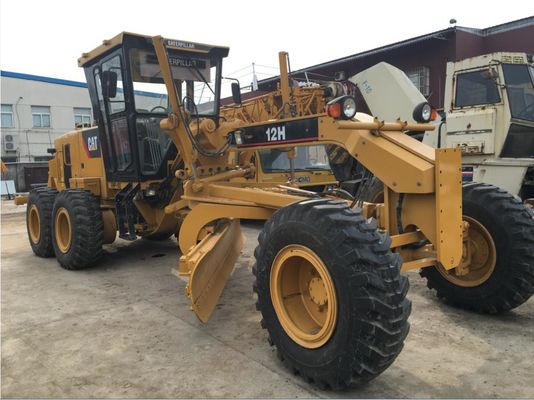 La puissance Caterpillar 12H de 123KW 2000rpm a employé la niveleuse de route fournisseur