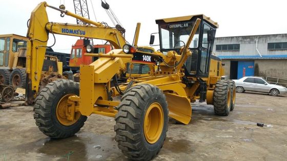7.2L le déplacement 17510kg Caterpillar 140K a employé la niveleuse de moteur fournisseur
