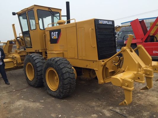 Niveleuses de route de cylindres du temps de travail de Caterpillar 140H 1200h 6 vieilles fournisseur