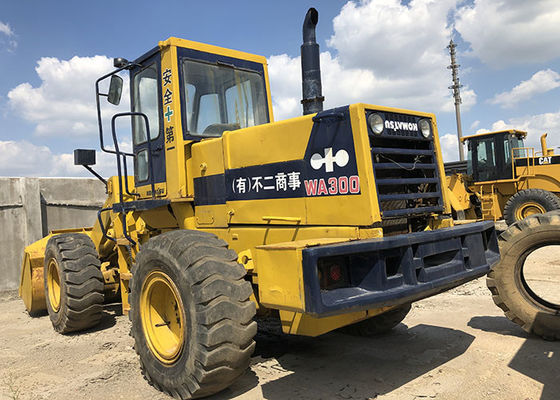 Déplacement 5.9L KOMATSU WA300 Front Used Wheel Loader fournisseur