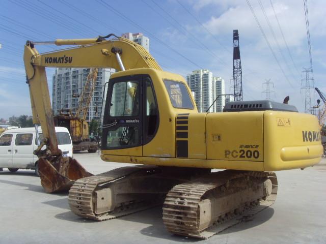 20 portée du seau PC200-6 de la tonne 0.8cbm la longue a utilisé l'excavatrice de KOMATSU 0