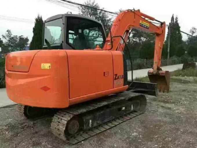 ZX60 capacité 6 Ton Mini Used Hitachi Excavator du seau 0.3m3 0