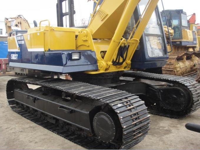 la tonne 0.7m3 SK07 des heures de travail 7425h 18 a utilisé l'excavatrice de Kobelco 3