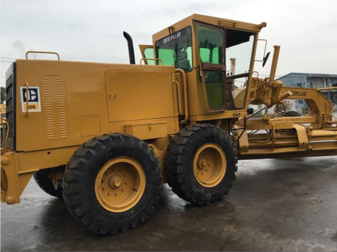 21000kg 8700*2400*3000mm Caterpillar 12G a employé la niveleuse de moteur 2