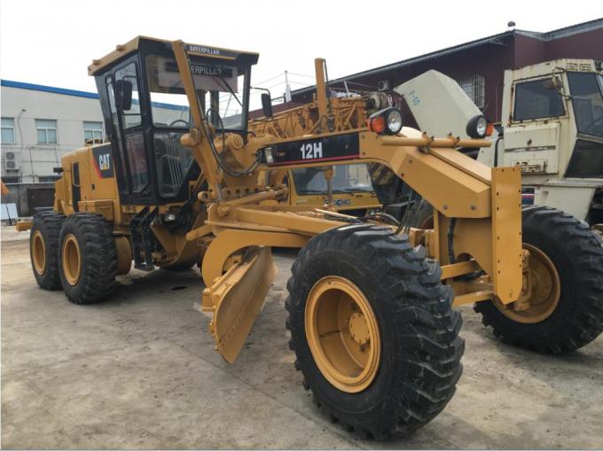 La puissance Caterpillar 12H de 123KW 2000rpm a employé la niveleuse de route 0