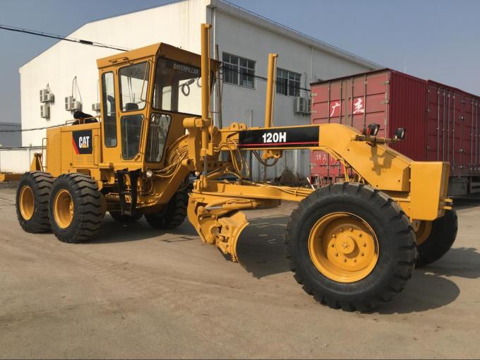 10.3L le déplacement 21000kg Caterpillar 120H a employé la niveleuse de moteur 0