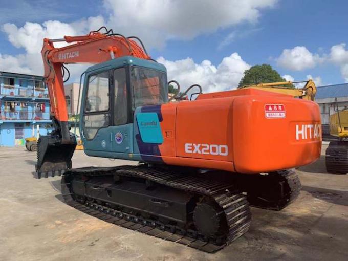 Les heures de travail 4074h 0.8cbm EX200-3 ont utilisé l'excavatrice de Hitachi 0