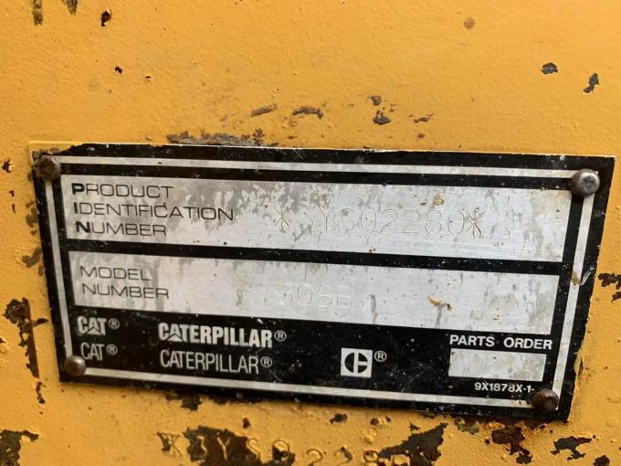 11.3rpm la classabilité Japon 308B résistant a employé CAT Excavator 1