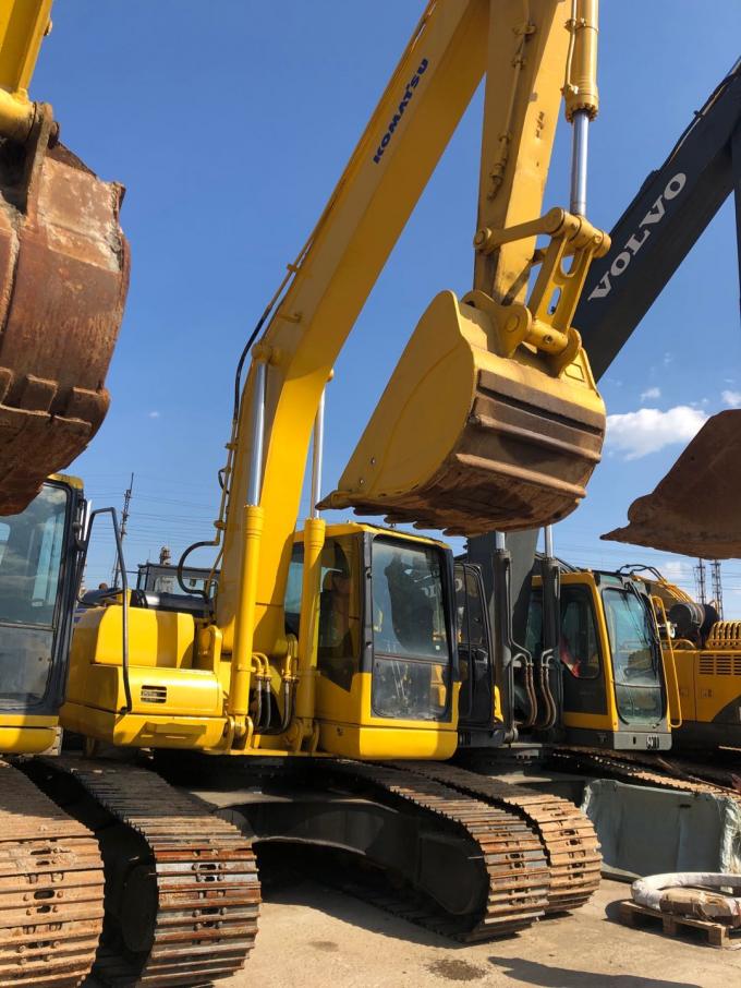 5.5km/H excavatrice utilisée par chenille de la vitesse 107KW PC220-7 KOMATSU 3
