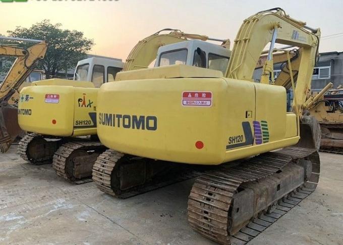 Excavatrice semi automatique Sumitomo SH120, excavatrice Sumitomo SH120 S265 S260 de la Chine 0.5M3 de 12T Japon fournisseur Ã  Chitagong, Bangladesh